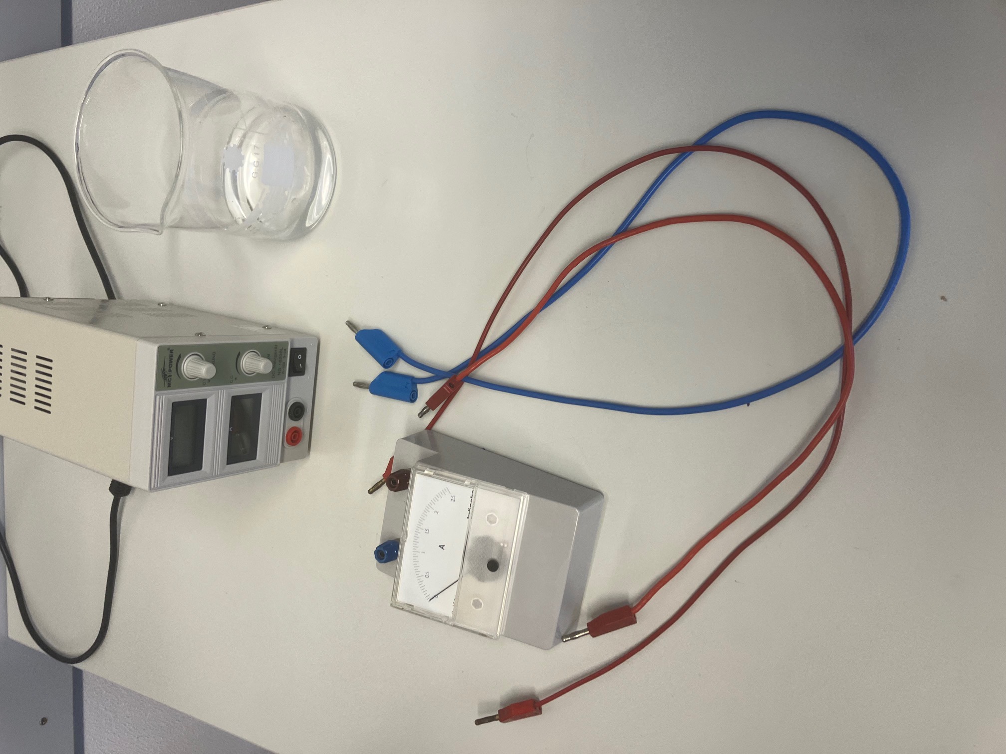 Material für das Experiment